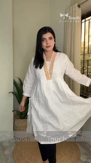 26K views · 134 reactions | Just a click away Design Code: TT10252 Bust: 38-46 Sleeve: 17 Length: 39 Fabric: Chikan Kari (Only Kameez) #fashion#dress #outfitideas #outfitoftheday #ttouchclothing | TTouch Clothing | Facebook