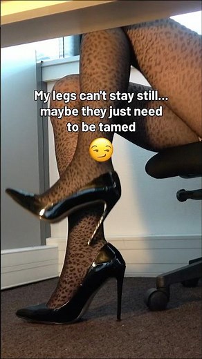 My legs can't stay still... maybe they just need to be tamed 😏🔗🔥
