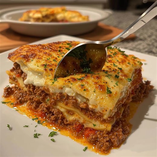 Classic Homemade Lasagna There’s something almost magical about a bubbling pan of homemade lasagna. It’s the kind of dish that fills the whole house with warmth before you’ve even taken it out of the oven — that rich tomato aroma, the melty cheese, the promise of comfort in every layer. Ingredients: For the Meat Sauce: 1 tablespoon olive oil 1 pound ground beef 1/2 pound ground Italian sausage (pork) 1 small onion, diced | Stir of Comfort