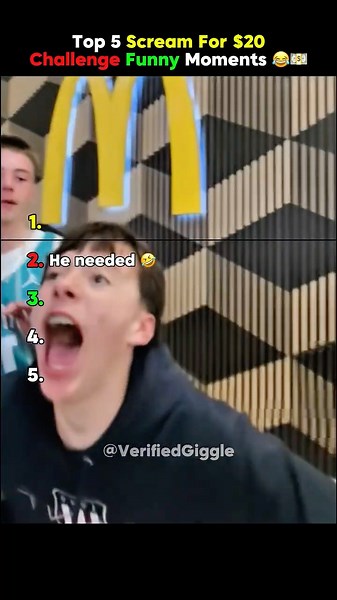 Top 5 Scream For $20 Challenge Funny Moments (Who Screamed the Loudest?!) 😂💵