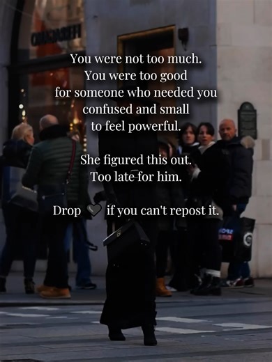 She stopped shrinking for men who were already small. The Noir Protocol. Link in bio. Tag someone who needed to read this today. #selflove #healingjourney #highvaluewoman #darkfeminine #toxicrelationship