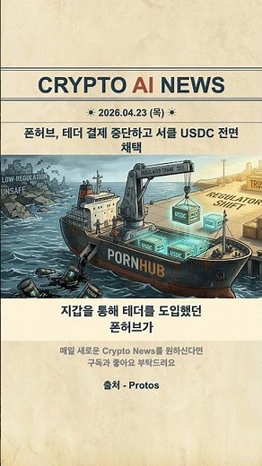 폰허브, 테더 결제 중단하고 서클 USDC 전면 채택