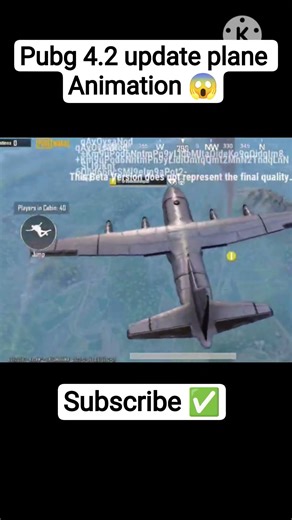 Pubg 4.2 Update Plane Animation 😱 #shorts #pubgmobile #pubg