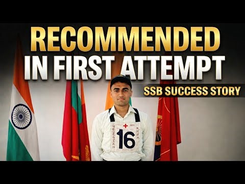 Recommended in First Attempt: Honest SSB Experience & Tips#ssb #nda #story