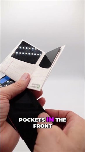 Folded notebook paper? 👀 Think again!