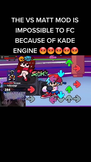 THE VS MATT MOD IS IMPOSSIBLE TO FC BECAUSE OF KADE ENGINE! I FCD THIS ON FUNKY FRIDAY #fridaynightfunkinmeme #fridaynightfunkin #fnf