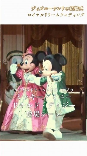 ディズニーランドの結婚式 ミッキー達登場シーン #ロイヤルドリームウェディング #FTW #ディズニーランド #シンデレラ城 #城婚 #Disney