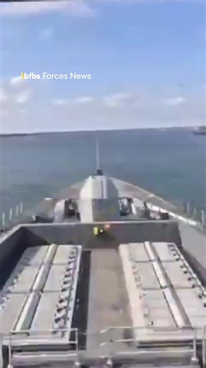 61K views · 892 reactions | HMS Dragon has released footage of her navigation through Dutch waters on her way to the ocean Amsterdam is the Type 45's first foreign port visit following her recent maintenance - which gave her three new engines⚓️ There she blows | Forces News | Facebook