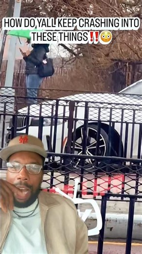 HOW DO YALL KEEP CRASHING INTO THESE THINGS‼️😳 #youtuber