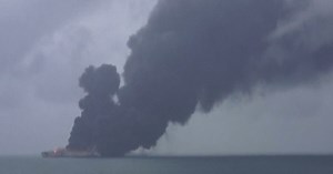Iranian Oil Tanker Still Burning Off China's Coast; 31 Crew Still Missing