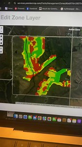 You guys that variable rate plant, what populations do you run corn and beans?? We run 3 management zones. I can adjust them anyway I like. Zone A on map is green (best dirt) then yellow then red. Based on soil samples, yield data, and soil type. #plant25 #thediversifiedfarmer #technology #soil #seed #agriculture #farmlife | The Diversified Farmer