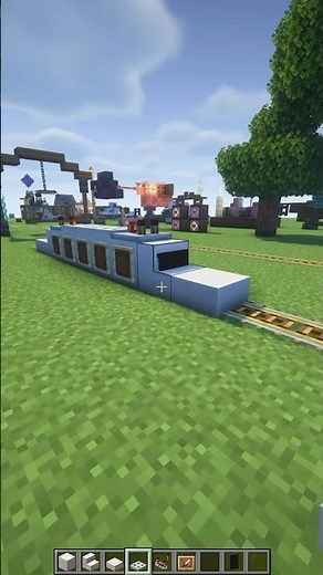 Confusing But Cool Train in Minecraft! #shorts