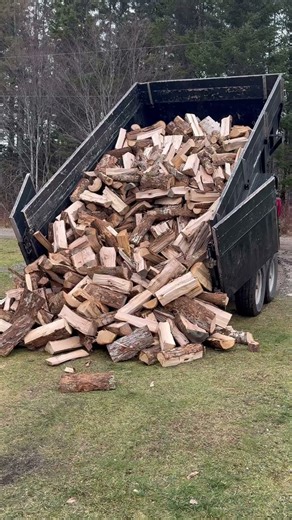 Last load of firewood delivered for the year!