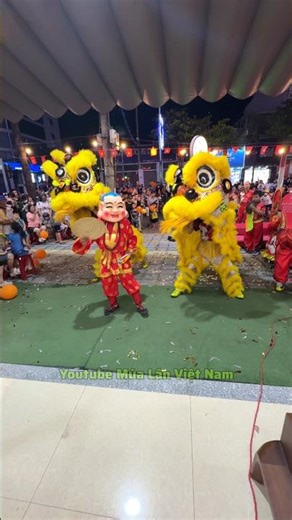 múa lân Ông Địa cute Tết Trung Thu 2025 #mualantrungthu #babycute #funnyshorts #tettrungthu #bibitv