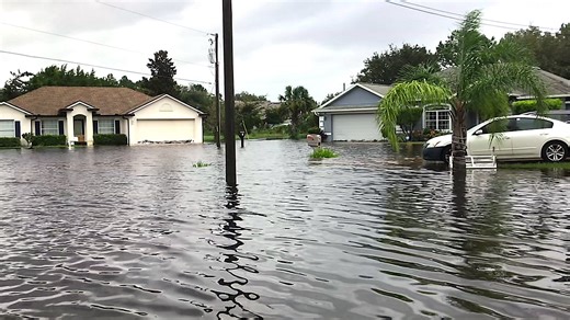Residents in Palm Coast neighborhood forced out due to rising water