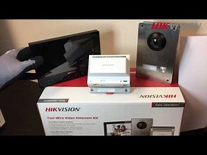 Hikvision Tutorials - 2-Wire Video Intercom Kit (Introduction)