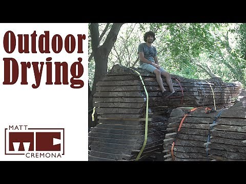 How I Air Dry Lumber Outdoors