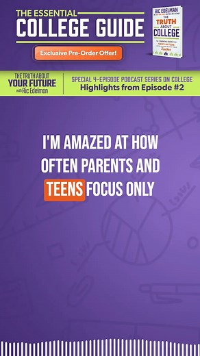 Is college the right choice for your teen? Join me, Ric Edelman, as I tell you The Truth About College in this special four-episode podcast series. You’ll learn how your teen can enjoy a happy and successful life, and make sure their college journey doesn’t lead to ruin! Pre-Order Now! https://thetayf.com/the-truth-about-college-podcast-series/ #CollegeDecisions #TheTruthAboutCollege #CollegeAdvice #CollegeGuide #EssentialCollegeGuide | Ric Edelman | Facebook