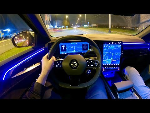 New RENAULT AUSTRAL 2023 - NIGHT POV test drive & FULL REVIEW (Hybrid, Esprit Alpine)