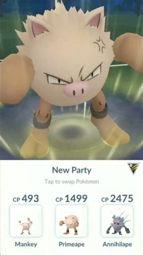 The Mankey Evolution Family in Ultra League!