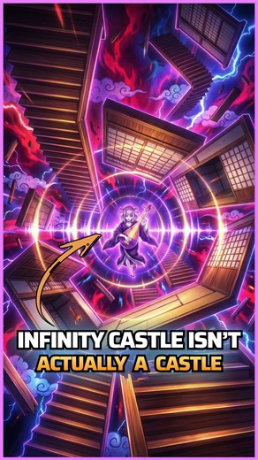 @factotaku on Instagram: "Infinity Castle Is Actually a Living Demon Body Infinity Castle explained: it's not built—it's grown from demon matter. Nakime's Blood Demon Art creates and controls this living structure through her own body. The walls twist, rooms shift, and physics break because the castle functions like a giant organism. This Demon Slayer secret changes everything about Upper Moon battles. The Infinity Castle arc reveals one of the darkest concepts in anime—architecture that breathe