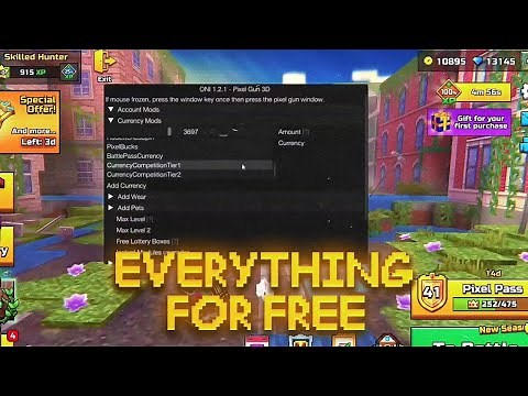 Pixel Gun 3D PC | Free Mod Menu | Oni 1.4