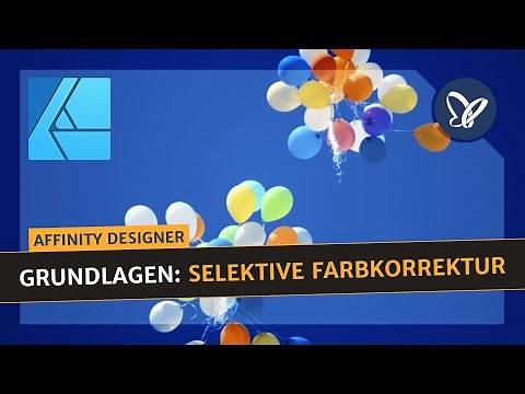 Affinity Designer-Tutorial: Grundlagen – Selektive Farbkorrektur