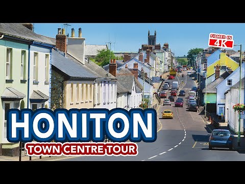HONITON - Walking Tour of Honiton, Devon, England