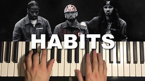 How To Play - Eminem - Habits (Piano Tutorial Lesson) | AmosDoll Music | Facebook
