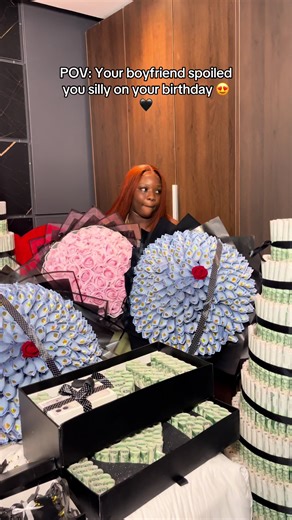 Her boyfriend said premium only for his queen #birthdaysurprise #surpriseinbenincity