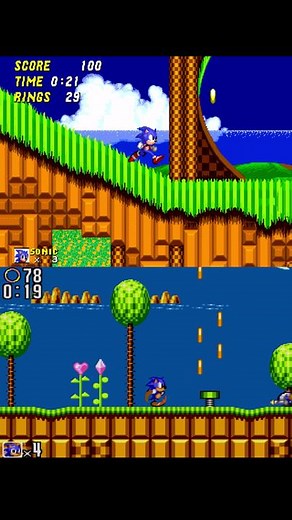 Sonic 2 Genesis vs Master System: Green Hill Zone Comparison