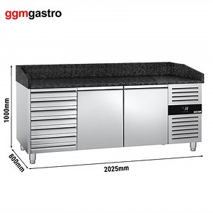 [Hot Item] Pizza Prep Table Refrigerated Pizza Counter Chiller