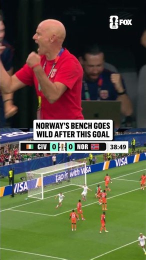 Ståle Solbakken was running around after Norway's opener