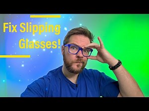 Slip & Slide All Day Long. End Slipping Sunglasses or Glasses! Five Tips To Stop Sliding Glasses!