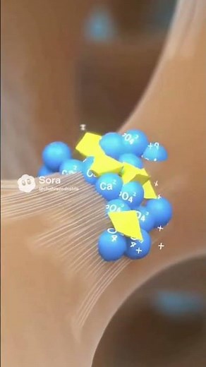 Bone Mineralization Explained: How Bones Gain Strength | 3D Medical Animation (10s) #shortvideo