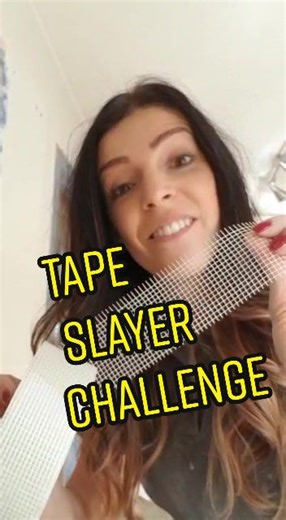 tape slayer challenge. #plastering #plaster #plasteringlife #slayer #slayerlife #drywall #drywallnation #buildinglife # #ledgend @michalachaplin