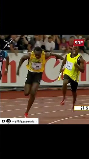 When the KING is chasing you🔥#usainbolt #sprint