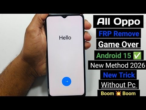 All Oppo Android 15 Frp Remove 2026 || Oppo Game Over FRP Android 15✅ New Method 2026 ( Without PC )