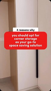 6.5K views · 22 reactions | Would you opt for corner storage in your home? Here’s some reasons why you should! ❤️ ✨Efficiently saves space ✨Keeps things organized ✨Maximizes storage in tight areas ✨Declutters corners effectively ✨Customizable to fit your needs | Hometrust.sg | Facebook