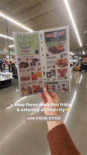 Score unbeatable grocery deals this Friday & Saturday (1/16/26-1/17/26)! 🎉 Shop fresh produce, meats, and more. See our weekly ad for all the savings! | Food City