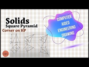 Square pyramid resting on the corner of the base on HP