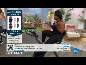 FitQuest Flex Express Elite Bike with Echelon Fit App Fr...