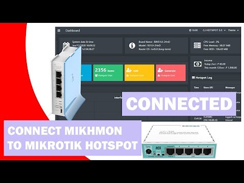 Connect MIKHMON to Mikrotik Hotspot | MIKROTIK