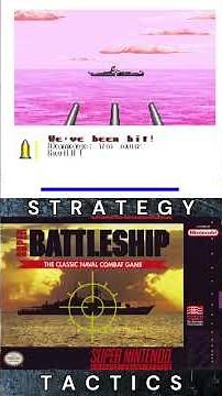 Super Battleship The Classic Naval Combat Game - Console Strategy Tactics of 1993 #shorts #gaming