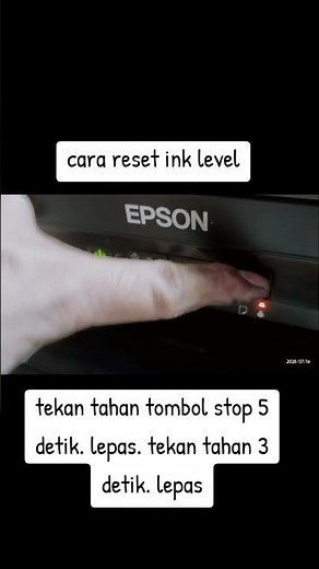 reset ink level epson L210 #servis printer