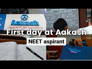 First day at Aakash | NEET aspirant | First day at Aakash Institute (offline)