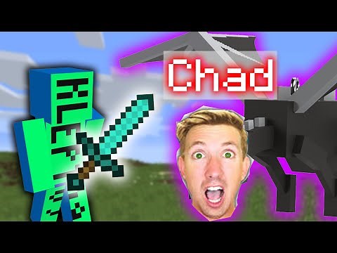 I defeat Chad in Minecraft
