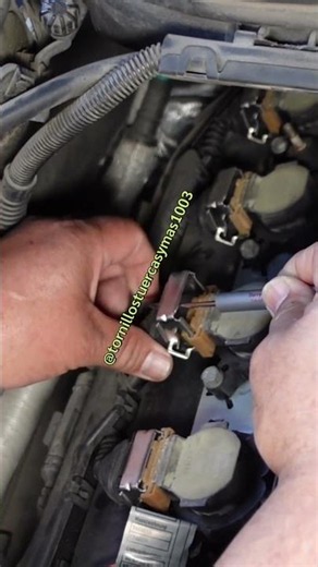 👉HOW TO TEST IGNITION COILS WITHOUT A SCANNER👈 #bmw #automobile #ignitioncoil #test #tips #shortv...