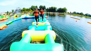 6.4K views · 47 reactions | Hop Skip & Jump at The Lake Kilrea 酪. Irelands Biggest WaterPark . ⭐️⭐️⭐️⭐️⭐️. Get Booked in via www.thelakekilrea.com | The Lake_Kilrea | Facebook