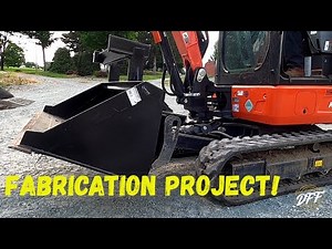 Skidsteer Bucket For My Mini Excavator- 2nd Generation!
